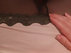 Bisexual, Handjob, Lingerie, Masturbation, Cumshot