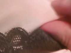 Bisexual, Handjob, Lingerie, Masturbation, Cumshot